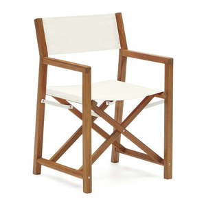 Biele/v prírodnej farbe drevené záhradné stoličky v súprave 2 ks Thianna – Kave Home vyobraziť