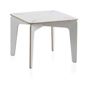 Biely detský stôl z preglejky Geese Piper, 60 x 60 cm vyobraziť