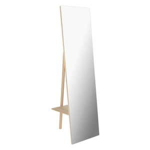 Stojacie zrkadlo s dreveným rámom 45x160 cm Keisy – Kave Home vyobraziť