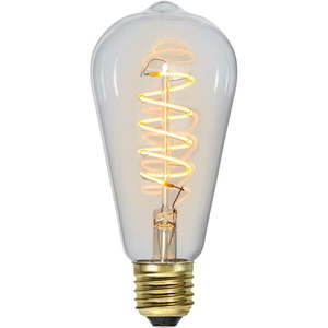 Teplá LED/filamentová žiarovka so stmievačom E27, 4 W Spiral Filament – Star Trading vyobraziť