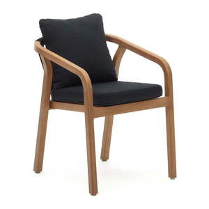 Jedálenská stolička v čierno–prírodnej farbe v súprave 4 ks Malaret – Kave Home vyobraziť