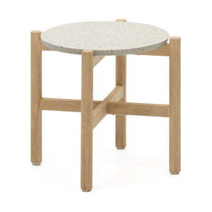 Okrúhly odkladací stolík s terrazzo doskou ø 54, 5 cm Pola – Kave Home vyobraziť
