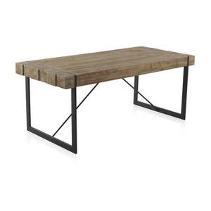 Jedálenský stôl s kovovými nohami Geese Robust, 200 x 90 cm vyobraziť