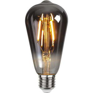 Teplá LED/filamentová žiarovka E27, 2 W Plain Smoke – Star Trading vyobraziť