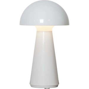 Biela LED stolová lampa so stmievačom (výška 28 cm) Mushroom – Star Trading vyobraziť