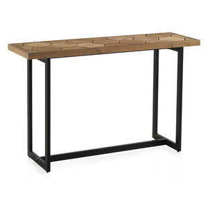 Konzolový stôl s čiernou železnou konštrukciou Geese Honeycomb vyobraziť