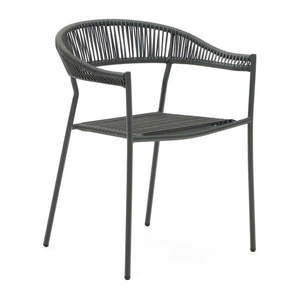 Sivé jedálenské stoličky z umelého ratanu v súprave 4 ks Futadera – Kave Home vyobraziť