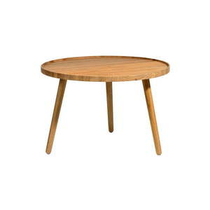 Okrúhly konferenčný stolík z dubového dreva v prírodnej farbe ø 70, 5 cm Bodo – Villa Collection vyobraziť