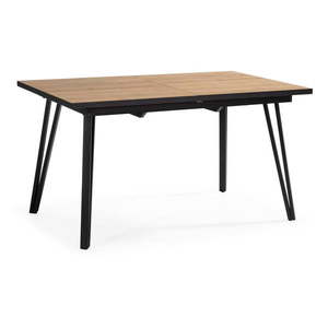 Jedálenský stôl s doskou v dubovom dekore 90x140 cm Cleo - Marckeric vyobraziť