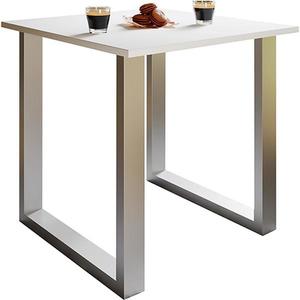 Jedálenský Stôl Xona Biely 80x50 Cm vyobraziť