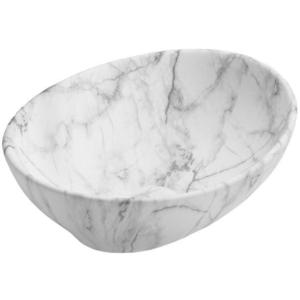 MEXEN - Elza umývadlo na dosku 40 x 33 cm, biely kameň 21014094 vyobraziť