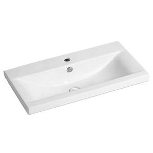 MEREO - Nábytkové umývadlo , 81x39, 5x17 cm, keramické, biele UC8139 vyobraziť
