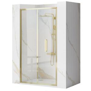 REA - Sprchové dvere skladacie Rapid Fold 100 zlaté REA-K4130 vyobraziť