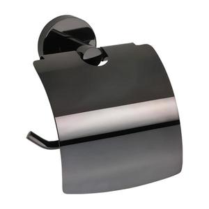 HOPA - Držiak toaletného papiera s krytom - Farba - Hematit KDBE159112012 vyobraziť