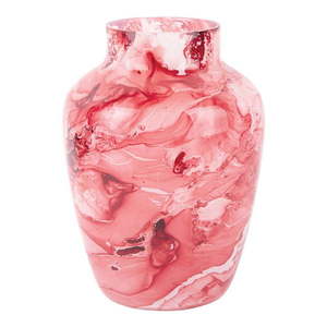 Svetločervená sklenená váza Blended – PT LIVING vyobraziť