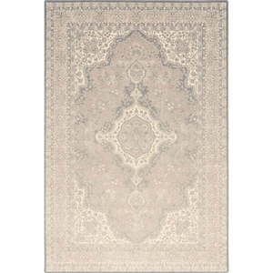 Béžový vlnený koberec 133x180 cm William – Agnella vyobraziť