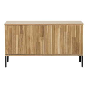 TV stolík z dubového dreva v prírodnej farbe 100x56 cm Gravure – WOOOD vyobraziť