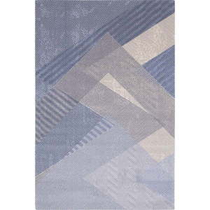 Svetlomodrý vlnený koberec 160x240 cm Mesh – Agnella vyobraziť