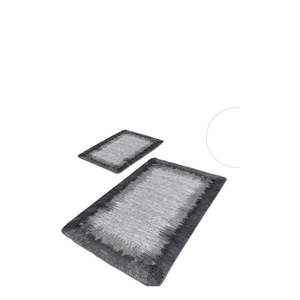 Čierno-sivé kúpeľňové predložky v súprave 2 ks 60x100 cm – Mila Home vyobraziť