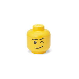 Plastový detský úložný box Head - LEGO® vyobraziť