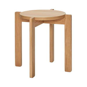 Stolička z dubového dreva Always - Hübsch vyobraziť