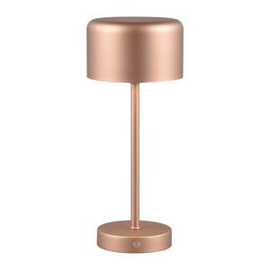 LED stmievateľná stolová lampa v medenohnedej farbe (výška 30 cm) Jeff – Trio vyobraziť