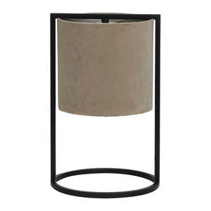 Čierno-béžová stolová lampa (výška 35 cm) Santos - Light & Living vyobraziť