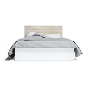 Biela dvojlôžková posteľ s úložným priestorom a roštom 160x200 cm Sahara - Marckeric vyobraziť