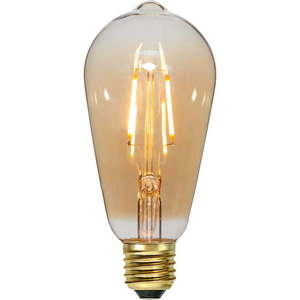 Teplá LED/filamentová žiarovka E27, 1 W Plain Amber – Star Trading vyobraziť