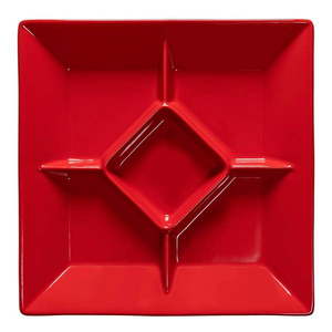 Červený kameninový tanier na pochutiny Casafina Cook & Host, 33 x 33 cm vyobraziť