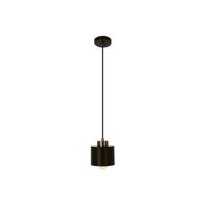 Čierne kovové závesné svietidlo ø 12 cm Olena - Candellux Lighting vyobraziť