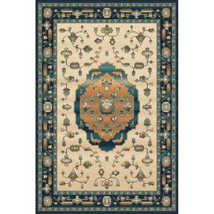 Béžovo-zelený vlnený koberec 200x300 cm Tonati - Agnella vyobraziť