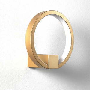 Nástenné svietidlo v zlatej farbe Tomasucci Ring, ø 15 cm vyobraziť