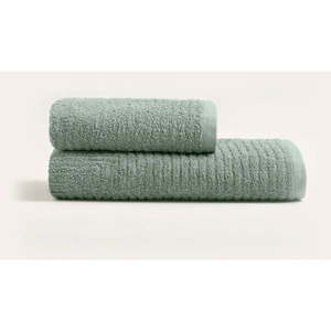 Zelené bavlnené uteráky a osušky v súprave 2 ks - Foutastic vyobraziť