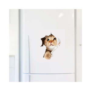 Samolepka Ambiance Cat in Hole vyobraziť