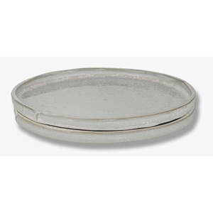 Biele taniere v súprave 2 ks z kameňa ø 20 cm Sand Grain – Mette Ditmer Denmark vyobraziť
