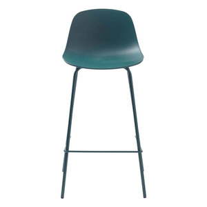 Plastová barová stolička v petrolejovomodrej farbe 92, 5 cm Whitby – Unique Furniture vyobraziť