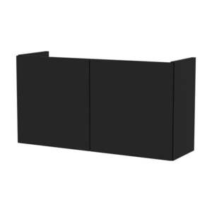 Čierny modulárny policový systém 68.5x68.5 cm Bridge - Tenzo vyobraziť