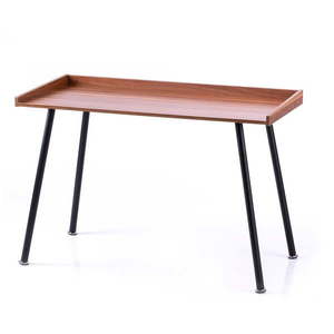 Pracovný stôl s doskou v dekore orechového dreva 52x115 cm Missa – Homede vyobraziť