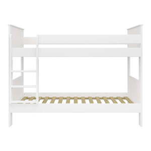 Biela poschodová detská posteľ 90x200 cm Alba - Tvilum vyobraziť