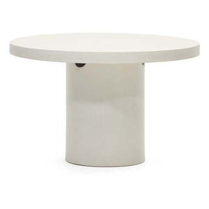 Betónový okrúhly záhradný jedálenský stôl ø 120 cm Aiguablava - Kave Home vyobraziť