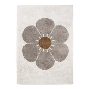 Svetlosivo-krémový detský koberec 120x170 cm Bohemian Daisy – Nattiot vyobraziť