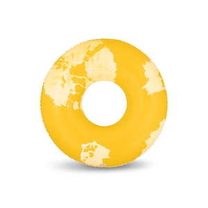 Žltý nafukovací kruh The Nice Fleet Goa, ø 120 cm vyobraziť