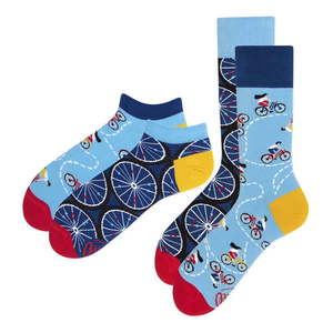 Sada 2 párov klasických a členkových ponožiek Many Mornings Bicycles, veľ. 43-46 vyobraziť