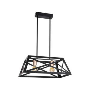Čierne kovové závesné svietidlo 32x51 cm Origami - Candellux Lighting vyobraziť