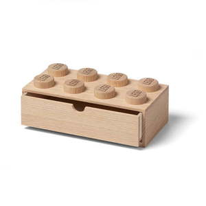 Detský úložný box z dubového dreva LEGO® Wood vyobraziť