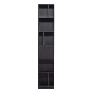 Čierna modulárna knižnica z borovicového dreva 40x210 cm Finca – WOOOD vyobraziť