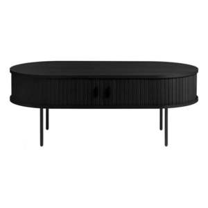 Čierny konferenčný stolík 60x120 cm Nola - Unique Furniture vyobraziť