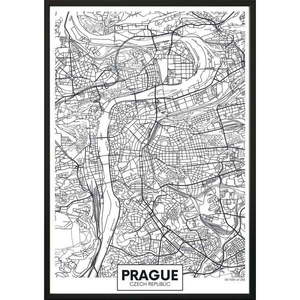 Plagát DecoKing Map Prague, 70 x 50 cm vyobraziť