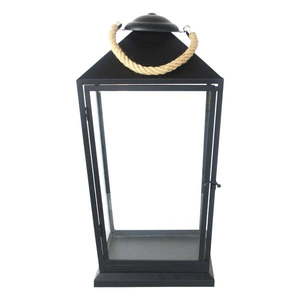 Čierny lampáš Esschert Design Classical, výška 58 cm vyobraziť